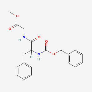 molecular formula C20H22N2O5 B11942737 Methyl n-[(benzyloxy)carbonyl]phenylalanylglycinate CAS No. 4818-07-9
