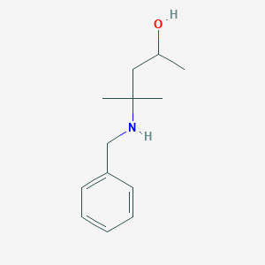 molecular formula C13H21NO B11942769 4-(Benzylamino)-4-methyl-2-pentanol CAS No. 18774-36-2