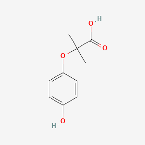 2-(4-Hydroxyphenoxy)-2-methylpropanoic acid