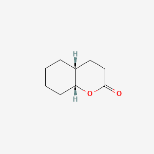 molecular formula C9H14O2 B11942855 Coumarin, octahydro-, cis- CAS No. 23201-43-6
