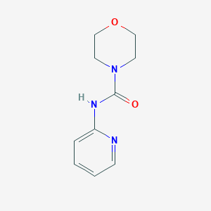 molecular formula C10H13N3O2 B11942863 N-(2-Pyridinyl)-4-morpholinecarboxamide 