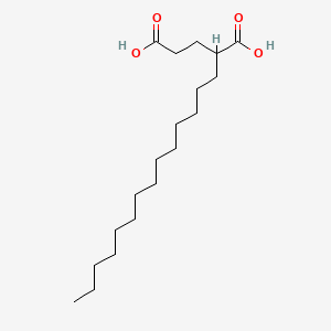 B1194287 2-Tetradecylpentanedioic acid CAS No. 41240-22-6
