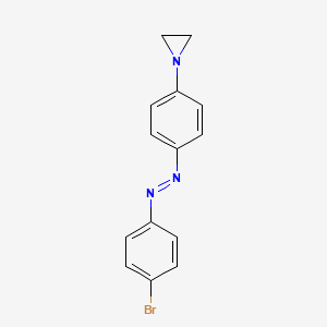 molecular formula C14H12BrN3 B11942899 1-(4-(4-Bromophenylazo)phenyl)aziridine CAS No. 145764-91-6