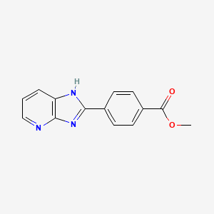 molecular formula C14H11N3O2 B11942927 Methyl 4-(3H-imidazo[4,5-b]pyridin-2-yl)benzoate 