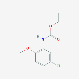 molecular formula C10H12ClNO3 B11942936 ethyl N-(5-chloro-2-methoxyphenyl)carbamate 