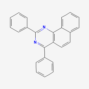 molecular formula C24H16N2 B11942993 2,4-Diphenylbenzo[h]quinazoline CAS No. 36547-38-3