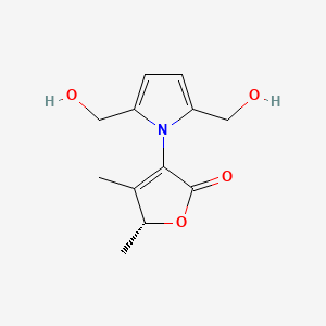 molecular formula C12H15NO4 B1194307 Funebradiol CAS No. 133086-87-0