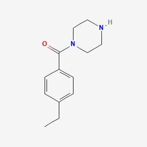 molecular formula C13H18N2O B11943082 1-(4-Ethylbenzoyl)piperazine 