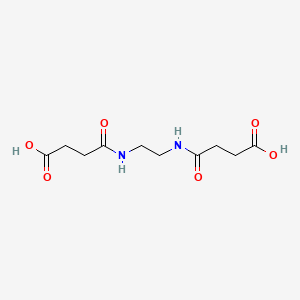 molecular formula C10H16N2O6 B11943127 4,4'-(Ethylenediimino)bis(4-oxobutyric) acid CAS No. 23873-27-0