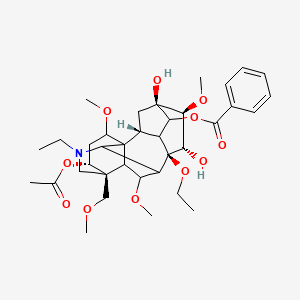 molecular formula C36H51NO11 B1194313 Szechenyine CAS No. 96562-88-8