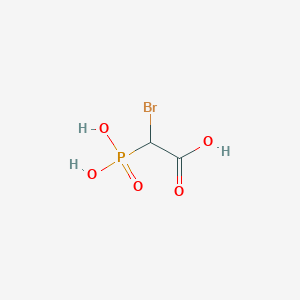 molecular formula C2H4BrO5P B1194314 Acetic acid, bromophosphono- CAS No. 97730-55-7