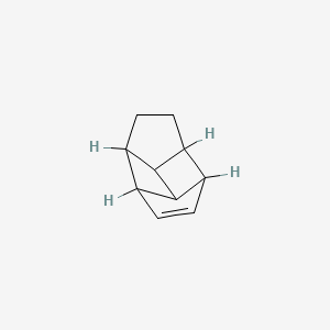 molecular formula C10H12 B11943144 Tetracyclo(5.3.0.02,6.03,10)dec-4-ene CAS No. 74963-96-5