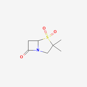 molecular formula C7H11NO3S B1194315 2,2-Dimethylpenam sulfone CAS No. 98316-95-1