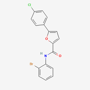 molecular formula C17H11BrClNO2 B11943153 N-(2-bromophenyl)-5-(4-chlorophenyl)furan-2-carboxamide CAS No. 461398-39-0