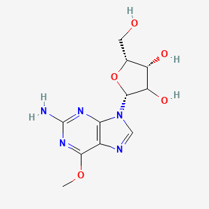 molecular formula C11H15N5O5 B11943158 May & Grunwald's stain 