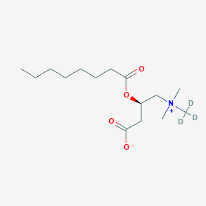 molecular formula C15H29NO4 B11943218 L-Octanoylcarnitine-d3 
