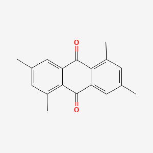 molecular formula C18H16O2 B11943219 1,3,5,7-Tetramethylanthracene-9,10-dione CAS No. 6332-05-4