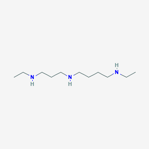 molecular formula C11H27N3 B1194322 1,4-Butanediamine, N-ethyl-N'-(3-(ethylamino)propyl)- CAS No. 97141-40-7