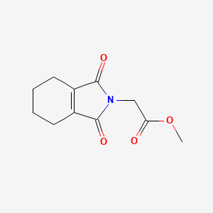 molecular formula C11H13NO4 B11943232 methyl (1,3-dioxo-1,3,4,5,6,7-hexahydro-2H-isoindol-2-yl)acetate 