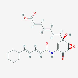 molecular formula C24H27NO6 B119433 Nisamycin CAS No. 150829-93-9