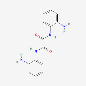 molecular formula C14H14N4O2 B11943309 N,N'-bis(2-aminophenyl)oxamide CAS No. 88116-37-4