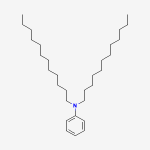 molecular formula C30H55N B11943421 N,N-didodecylaniline CAS No. 4960-25-2