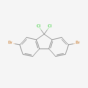 molecular formula C13H6Br2Cl2 B11943442 2,7-Dibromo-9,9-dichloro-9H-fluorene CAS No. 54983-24-3