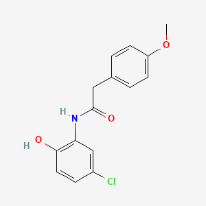 N-(5-chloro-2-hydroxyphenyl)-2-(4-methoxyphenyl)acetamide