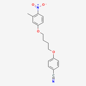 4-[4-(3-Methyl-4-nitrophenoxy)butoxy]benzonitrile