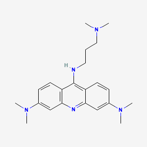 molecular formula C22H31N5 B11943507 3,6-DMAD hydrochloride 