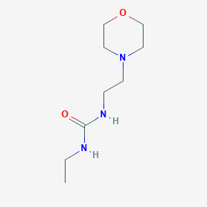 molecular formula C9H19N3O2 B11943515 1-Ethyl-3-(2-morpholinoethyl)urea CAS No. 2582-11-8