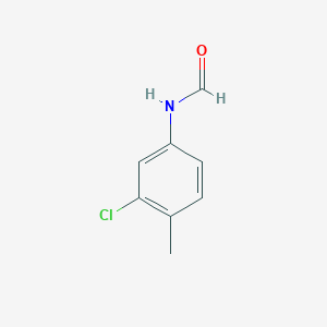 molecular formula C8H8ClNO B11943522 n-(3-Chloro-4-methylphenyl)formamide CAS No. 6312-80-7