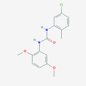 molecular formula C16H17ClN2O3 B11943553 N-(5-Chloro-2-methylphenyl)-N'-(2,5-dimethoxyphenyl)urea CAS No. 76393-40-3