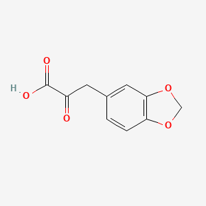 molecular formula C10H8O5 B11943560 3-(1,3-Benzodioxol-5-yl)-2-oxopropanoic acid CAS No. 884-18-4