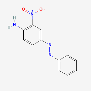 molecular formula C12H10N4O2 B11943662 2-Nitro-4-[(e)-phenyldiazenyl]aniline CAS No. 2756-75-4
