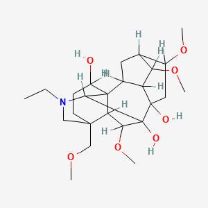 molecular formula C25H41NO7 B1194368 Delsoline 