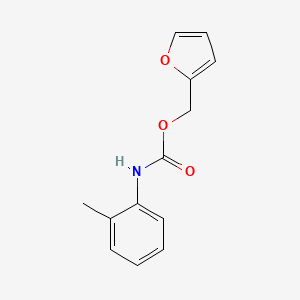 molecular formula C13H13NO3 B11943694 Furfuryl N-(O-tolyl)carbamate CAS No. 199443-39-5
