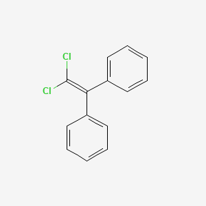 molecular formula C14H10Cl2 B11943697 Ethene, 1,1-diphenyl-2,2-dichloro- CAS No. 2779-69-3