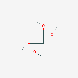 molecular formula C8H16O4 B119437 1,1,3,3-Tetramethoxycyclobutane CAS No. 152897-19-3