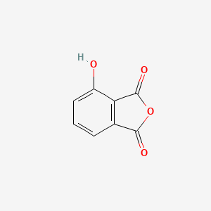 molecular formula C8H4O4 B1194372 3-Hydroxyphthalic anhydride CAS No. 37418-88-5