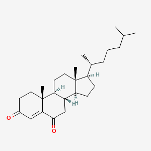 molecular formula C27H42O2 B1194378 Cholest-4-ene-3,6-dione CAS No. 984-84-9
