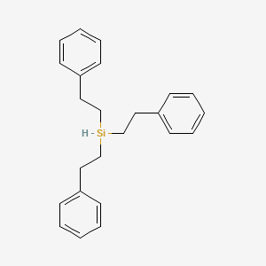 molecular formula C24H28Si B11943785 Triphenethylsilane CAS No. 18751-11-6