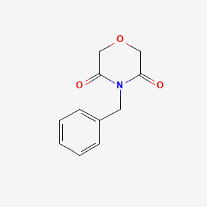 molecular formula C11H11NO3 B11943805 4-Benzylmorpholine-3,5-dione 