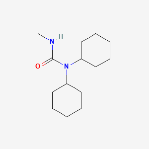 molecular formula C14H26N2O B11943808 N,N-Dicyclohexyl-N'-methylurea CAS No. 57883-92-8
