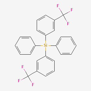 molecular formula C26H18F6Si B11943825 Bis(3-(trifluoromethyl)phenyl)diphenylsilane CAS No. 426-75-5