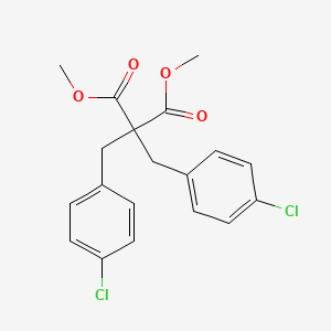 molecular formula C19H18Cl2O4 B11943846 Dimethyl 2,2-bis(4-chlorobenzyl)malonate CAS No. 2172-48-7
