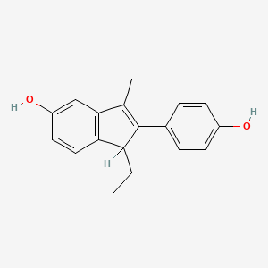 molecular formula C18H18O2 B1194386 Indenestrol B CAS No. 38028-27-2