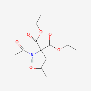 molecular formula C12H19NO6 B11943864 Diethyl 2-acetamido-2-(2-oxopropyl)malonate CAS No. 82518-90-9