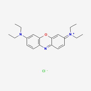 molecular formula C20H26ClN3O B1194387 C.I. Basic Blue 3 CAS No. 33203-82-6