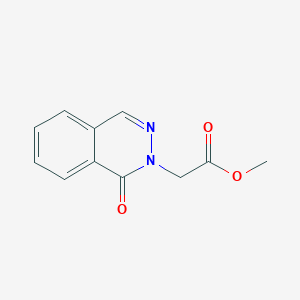 molecular formula C11H10N2O3 B11943939 Methyl (1-oxo-2(1H)-phthalazinyl)acetate 